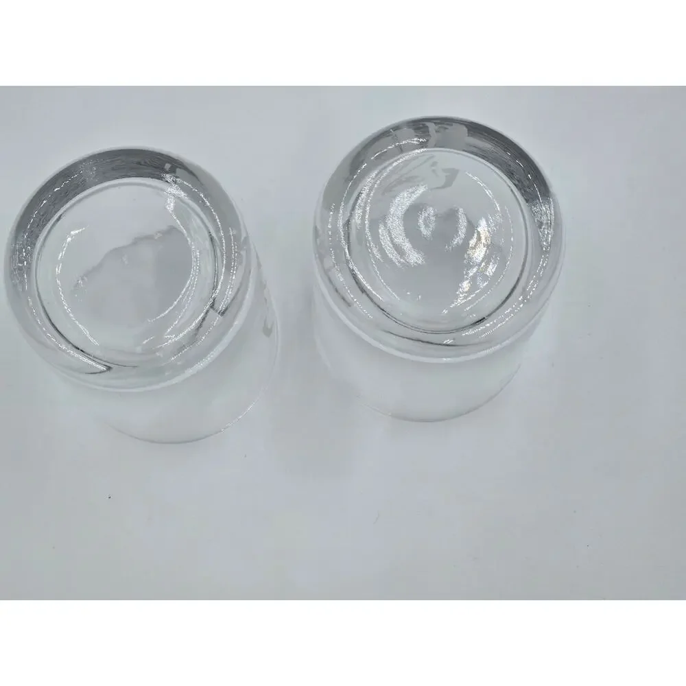 Williams Sonoma English Bulldog Rocks Glasses Set Of 2